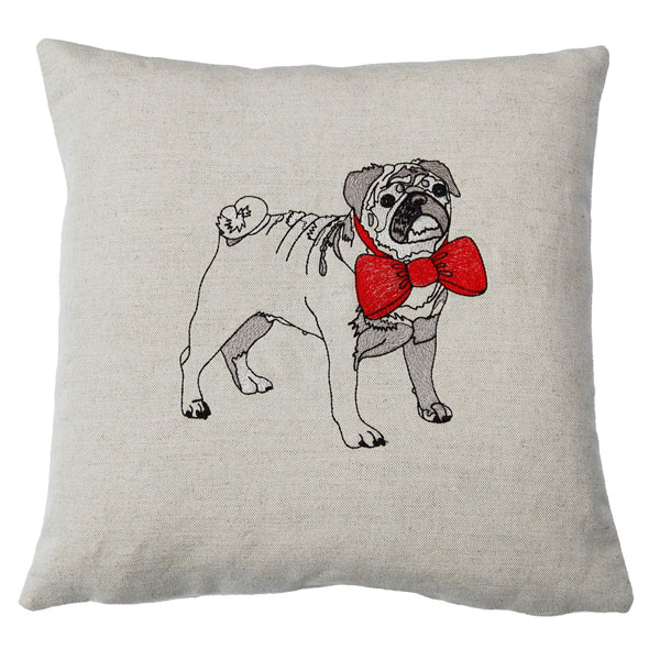pug cushion