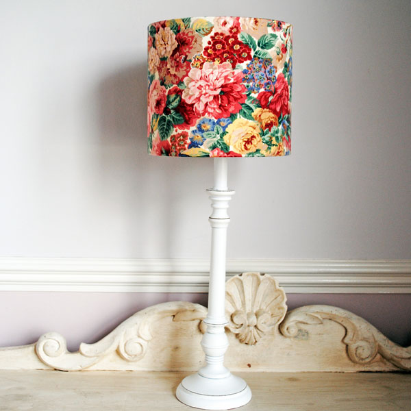 peony and roses lampshade