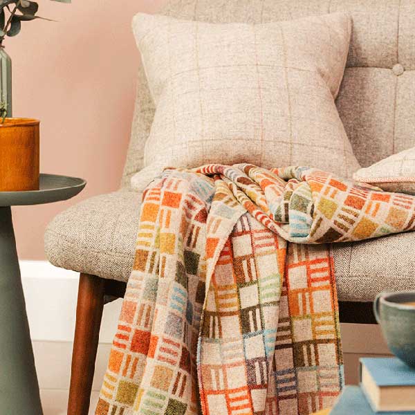 Lambswool Ribbon Throw