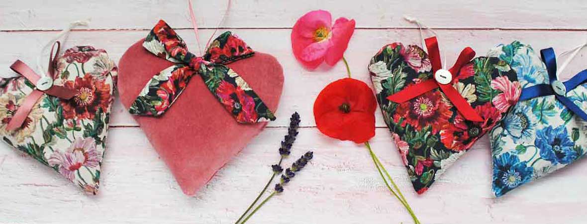 Liberty Lavender Hearts