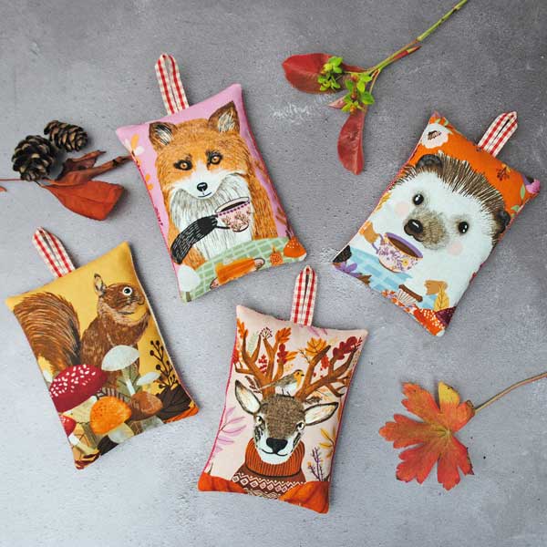 Autumn Friends Lavender Bag