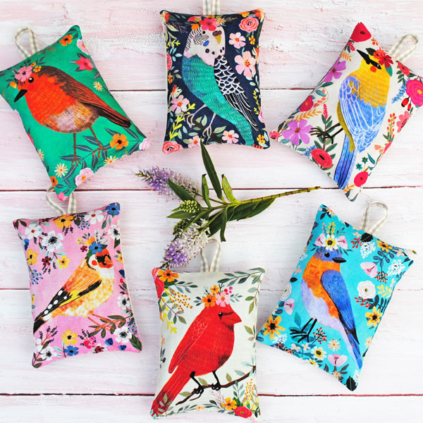 Bird Lavender Bags