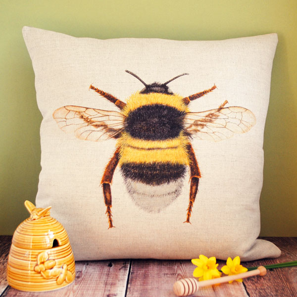 bumble bee cushion