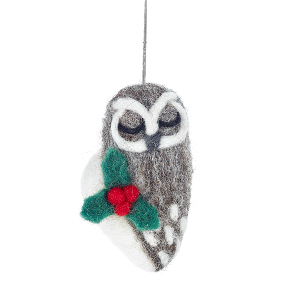 Christmas Owl Decoration