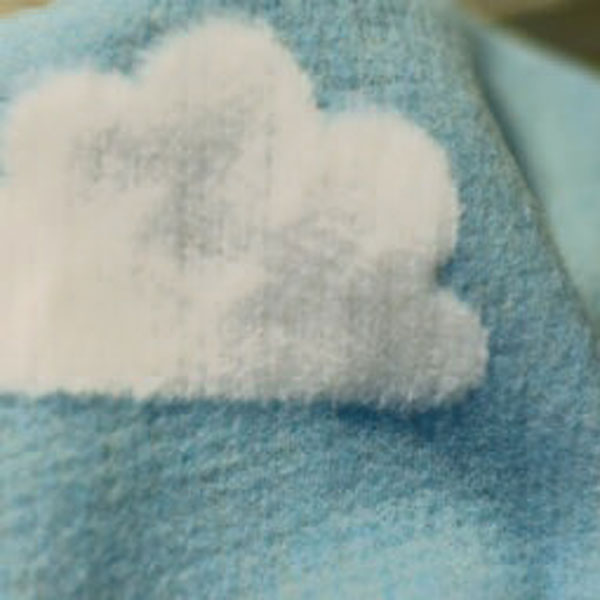 cloud baby blanket