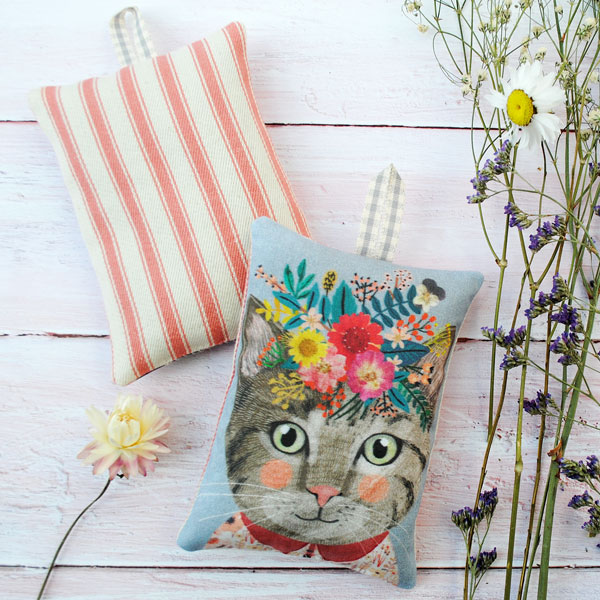 Cute Cat Lavender Bag