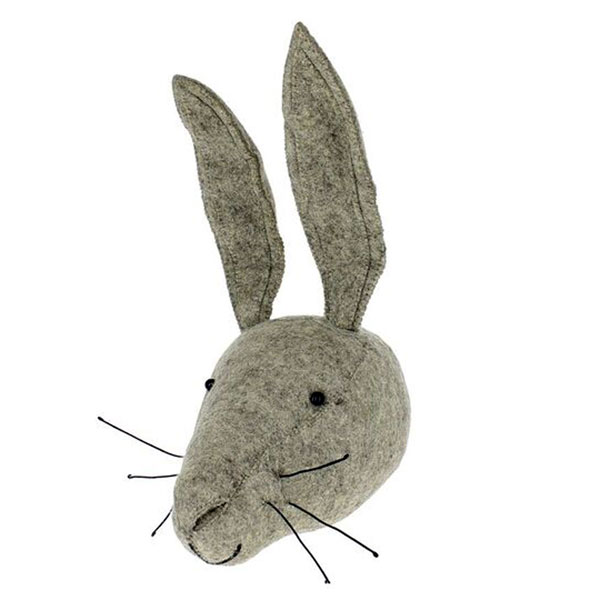 Felt Hare Head