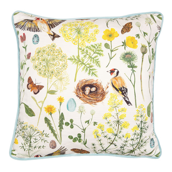 goldfinch cushion