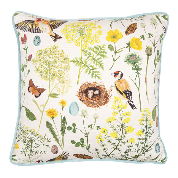 goldfinch cushion