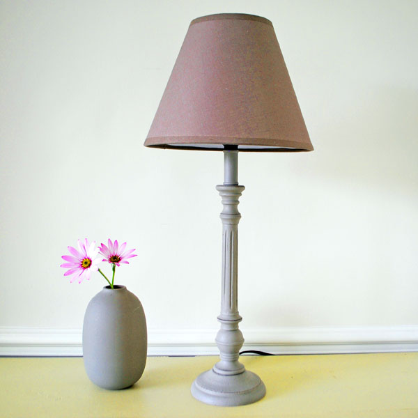 Grey Table Lamp