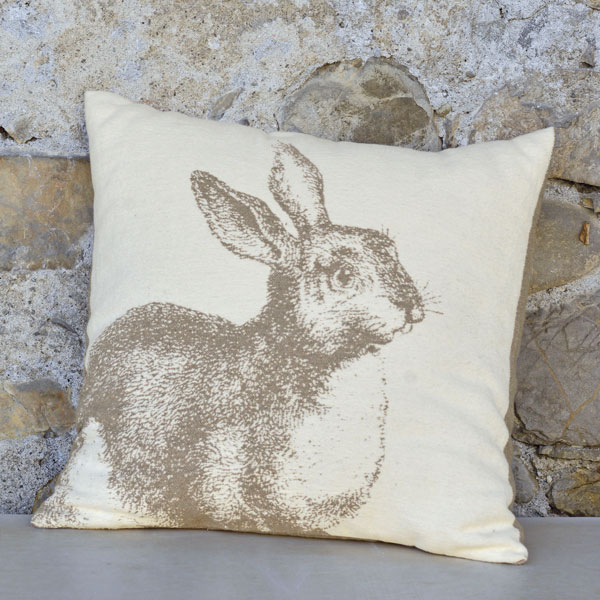 Large Hare Cushion WAS £55.00