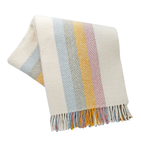 Primrose Stripe Throw