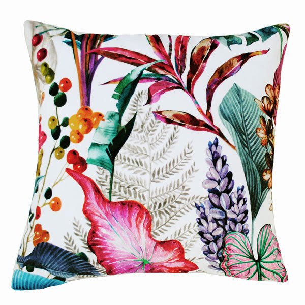 Velvet Botanical Cushion