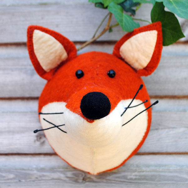 Felt Fox Head