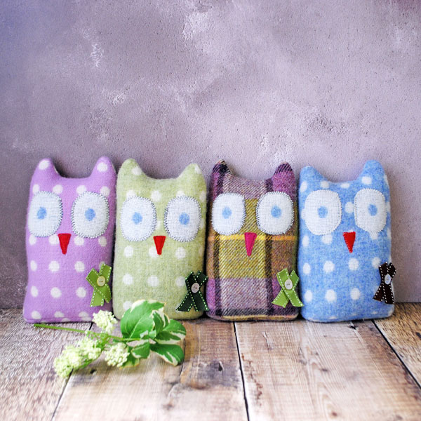 Wool Lavender Owl