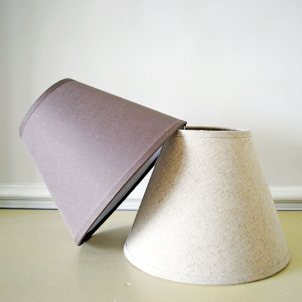 Neutral Linen Lampshade