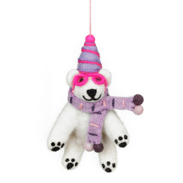 Luna the Polar Bear Decoration
