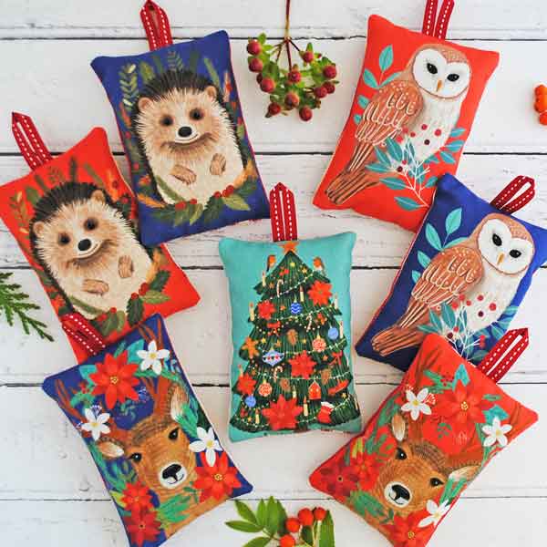 Christmas Cabin Lavender Bag