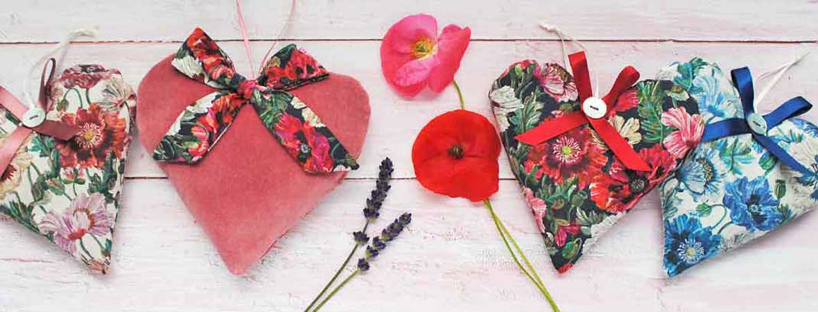 Liberty Lavender Hearts