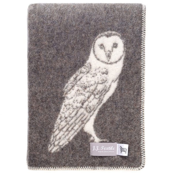 Owl Wool Throw