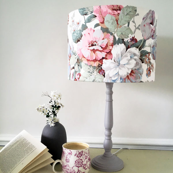 Pastel Floral Lampshade