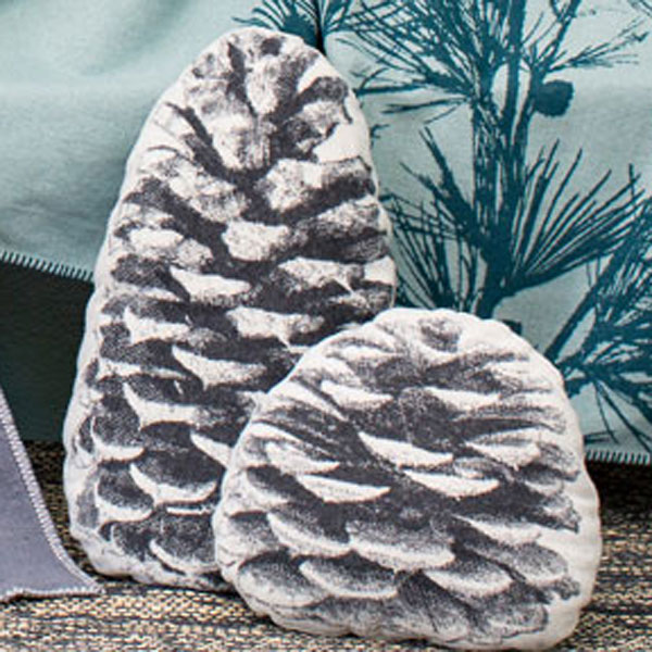 Pine cone cushion