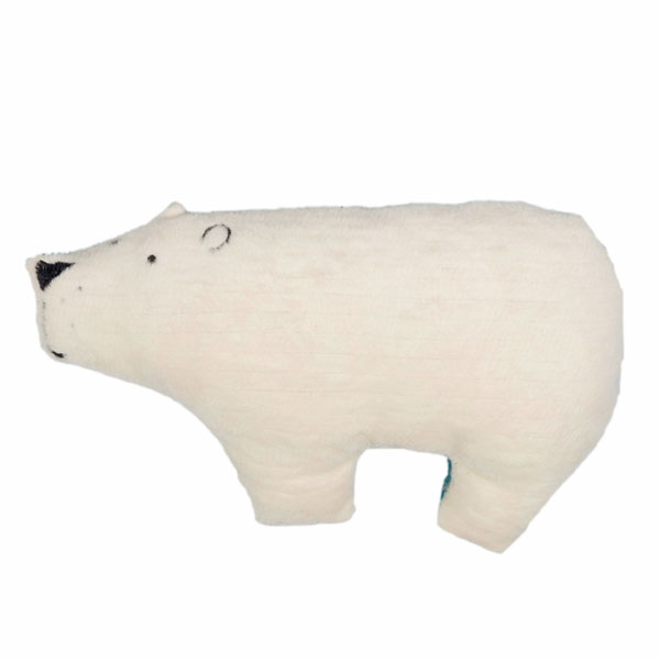 polar bear cushion