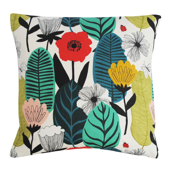 Poppy Leaf Cushion