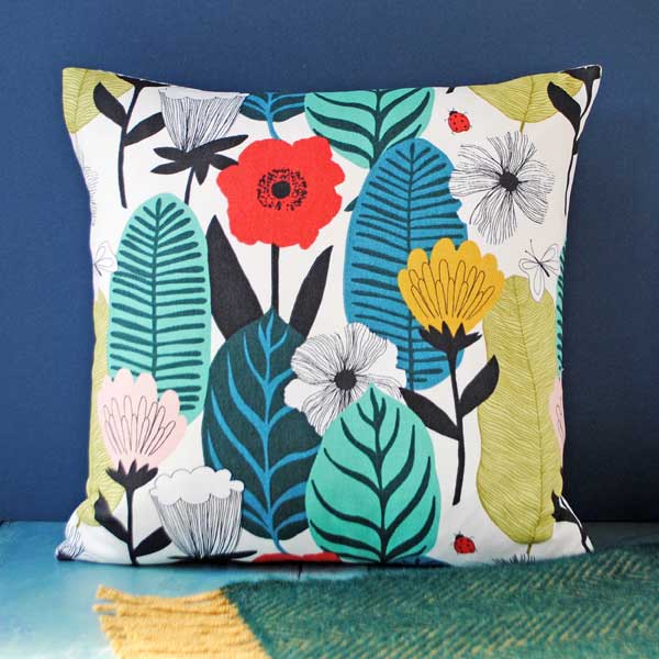 Poppy Leaf Cushion