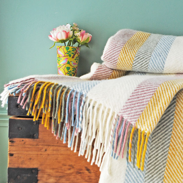 Primrose Stripe Throw