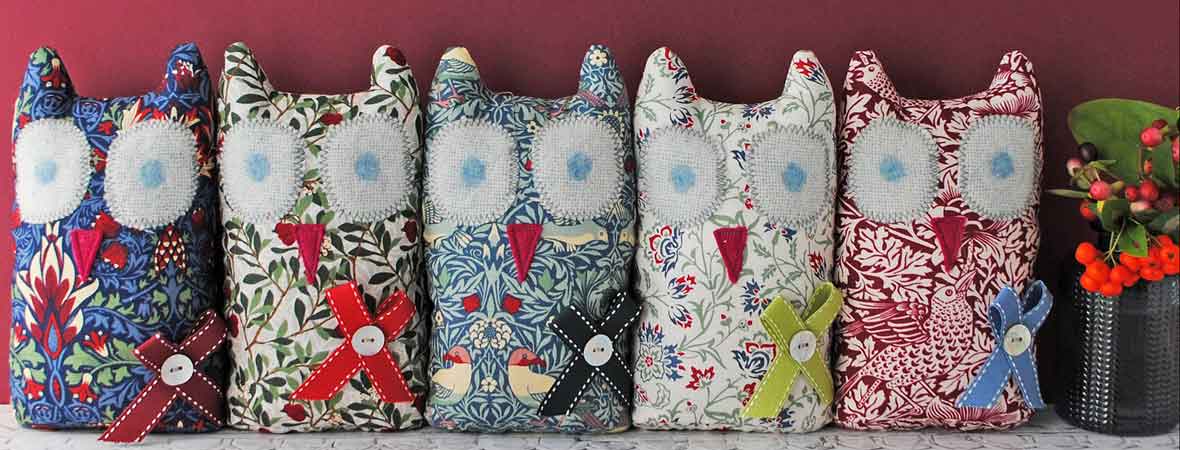 Winter Berry Lavender Owl