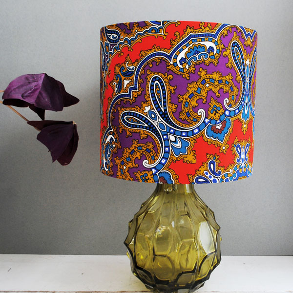 Vintage Scarf Lampshade