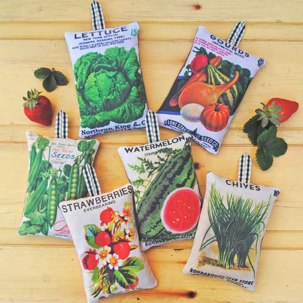 Seed Packet Lavender Bag