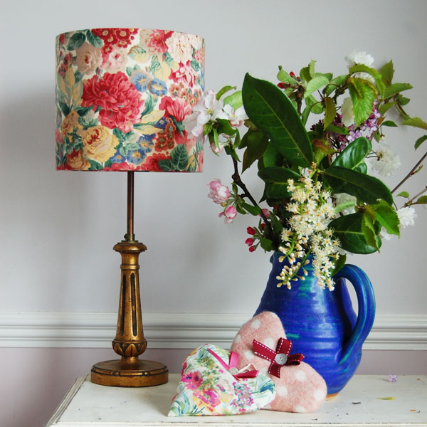 Peony and Roses Lampshade