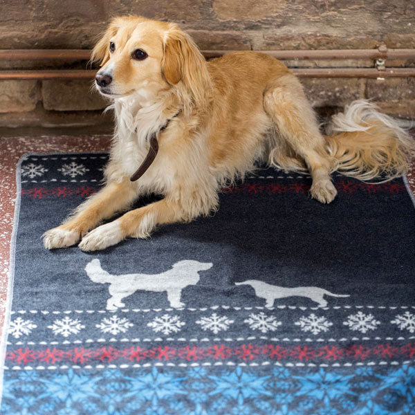 Snowflake Dog Blanket