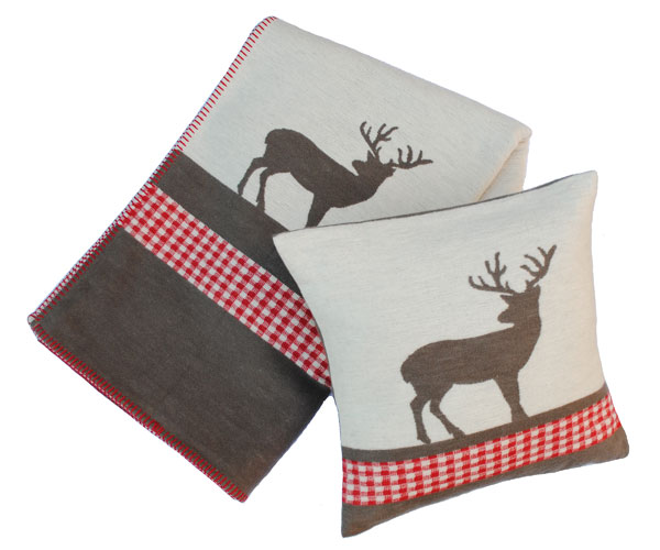 stag border cushion