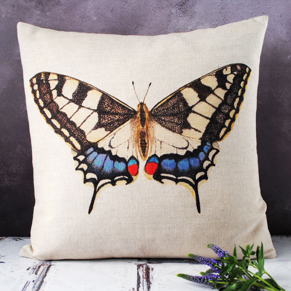 swallowtail butterfly cushion