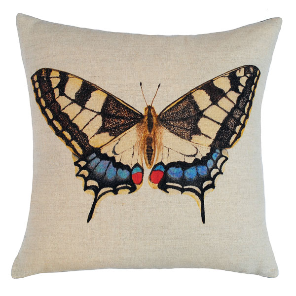 swallowtail butterfly cushion
