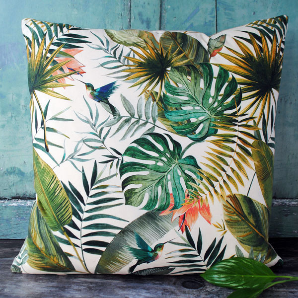 Tropical Leaf Cushion