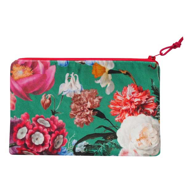 Botanical Velvet Make-up Bag