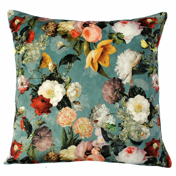 Velvet Bouquet Cushion