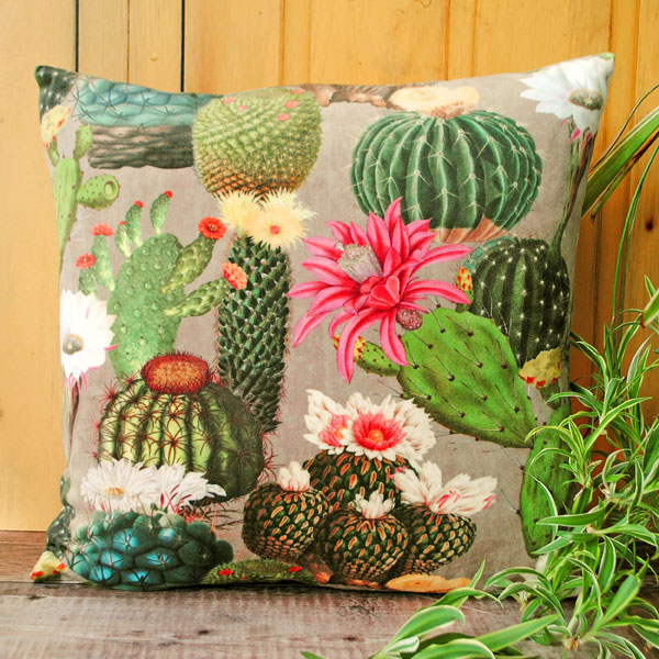 Velvet Cacti Cushion