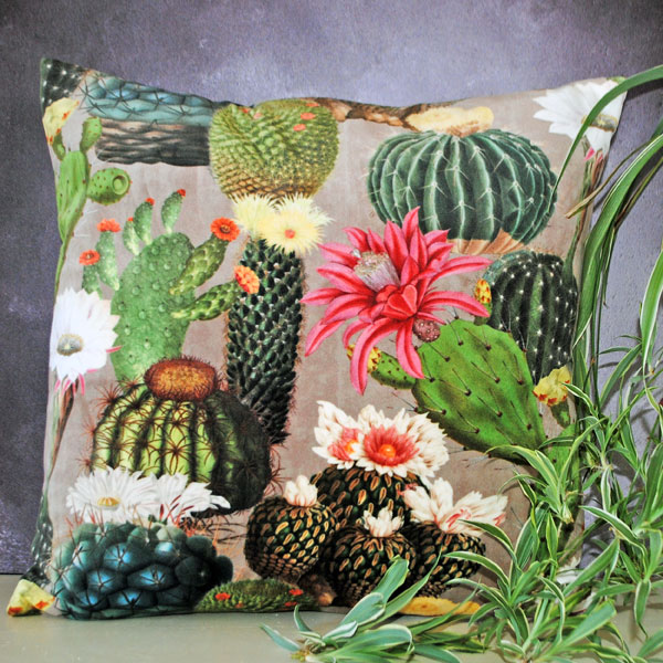 Velvet Cacti Cushion