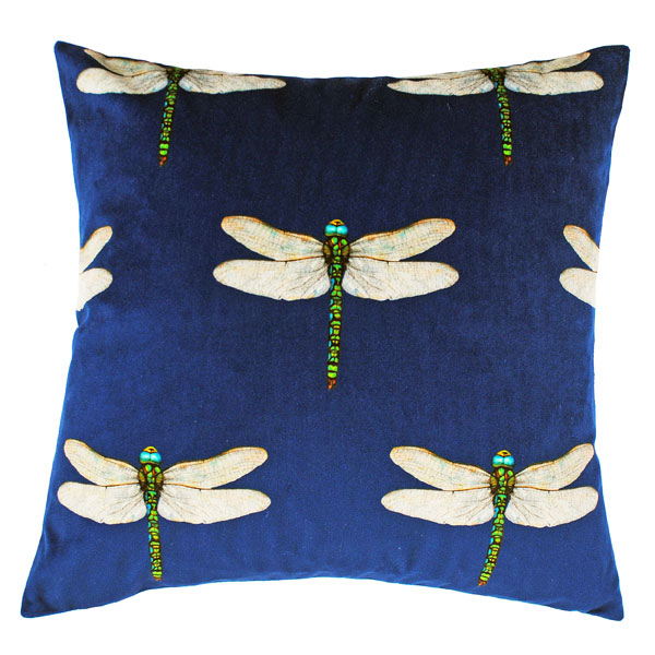 Velvet Dragonflies Cushion