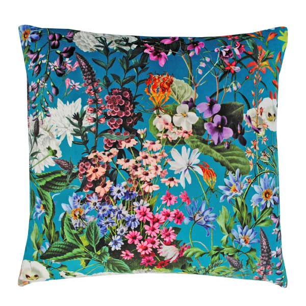 Velvet Flora Cushion