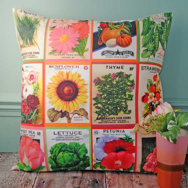 Seed Packet Cushion