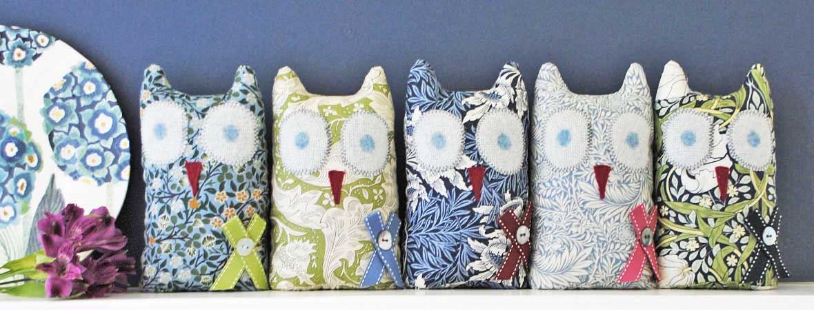 Chintz Lavender Owl