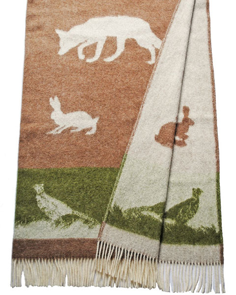 rabbit and pheasant throw