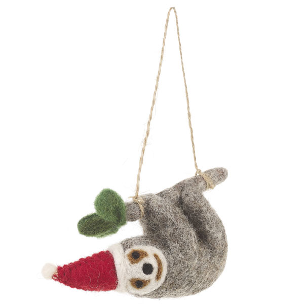 Christmas Sloth Decoration