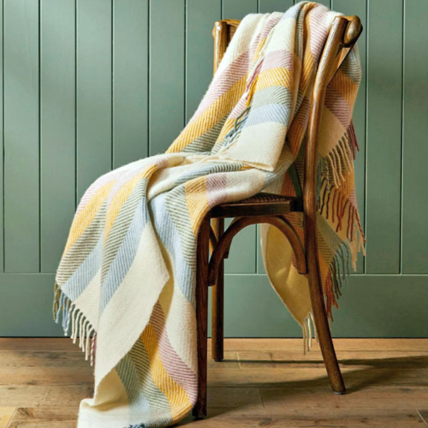 Primrose Stripe Throw